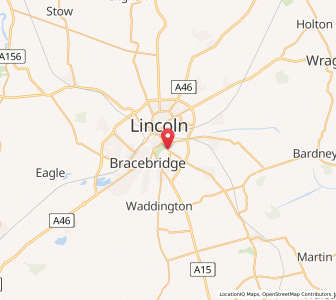 Map of Canwick, EnglandEngland