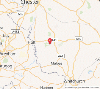 Map of Carden, EnglandEngland