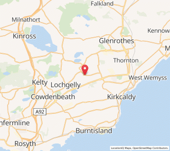 Map of Cardenden, ScotlandScotland