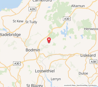 Map of Cardinham, EnglandEngland