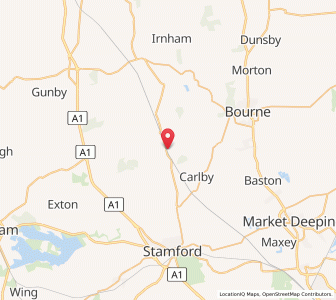 Map of Careby, EnglandEngland
