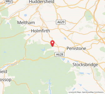 Map of Carlecotes, EnglandEngland