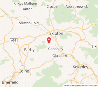 Map of Carleton, EnglandEngland