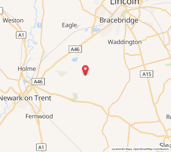 Map of Carlton le Moorland, EnglandEngland