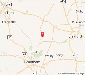 Map of Carlton Scroop, EnglandEngland
