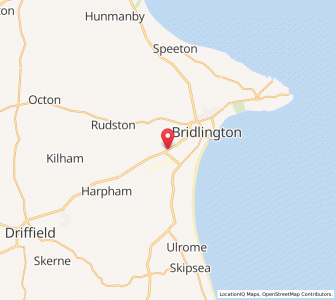Map of Carnaby, EnglandEngland
