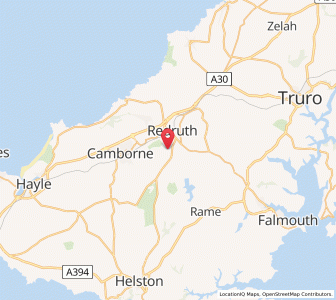 Map of Carnbrea, EnglandEngland