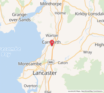 Map of Carnforth, EnglandEngland
