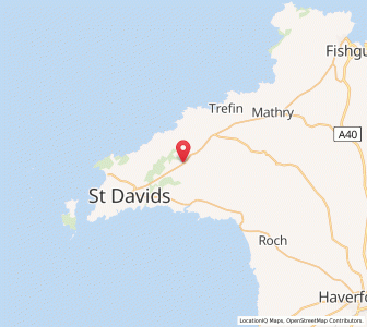 Map of Carnhedryn, WalesWales