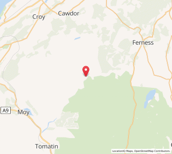 Map of Carnoch, ScotlandScotland