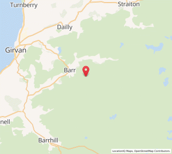 Map of Carrick, ScotlandScotland