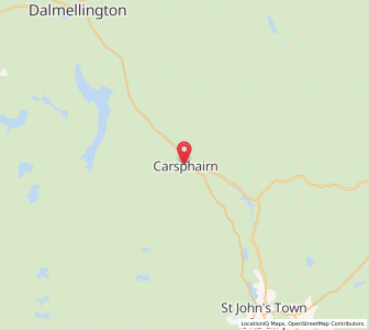 Map of Carsphairn, ScotlandScotland