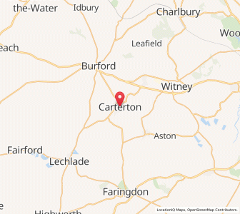 Map of Carterton, EnglandEngland