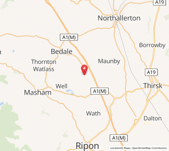Map of Carthorpe, EnglandEngland