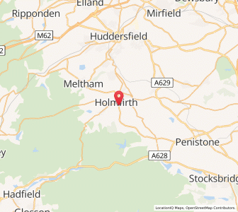 Map of Cartworth, EnglandEngland
