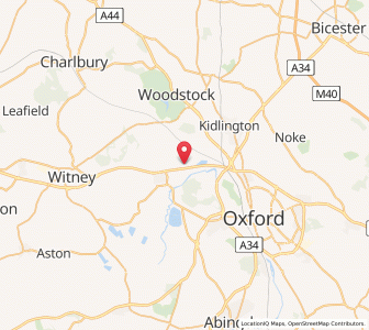 Map of Cassington, EnglandEngland