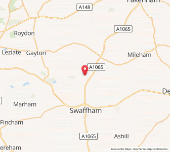 Map of Castle Acre, EnglandEngland