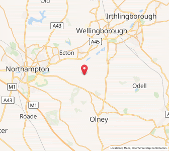 Map of Castle Ashby, EnglandEngland