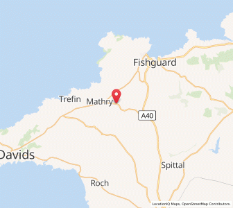 Map of Castlemorris, WalesWales
