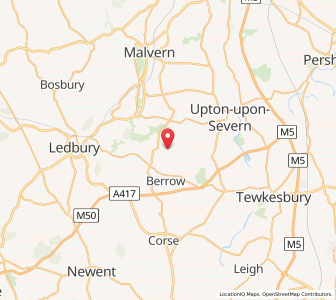 Map of Castlemorton, EnglandEngland