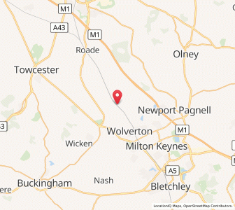 Map of Castlethorpe, EnglandEngland