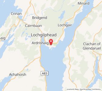 Map of Castleton, ScotlandScotland