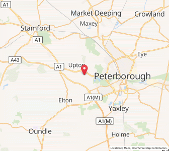 Map of Castor, EnglandEngland