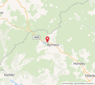 Map of Catcleugh, EnglandEngland