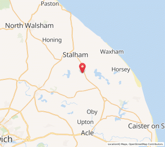 Map of Catfield, EnglandEngland