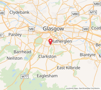 Map of Cathcart, ScotlandScotland