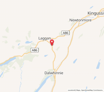 Map of Catlodge, ScotlandScotland