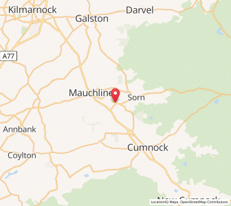 Map of Catrine, ScotlandScotland