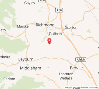 Map of Catterick Camp, EnglandEngland