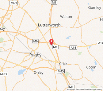 Map of Catthorpe, EnglandEngland