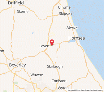 Map of Catwick, EnglandEngland