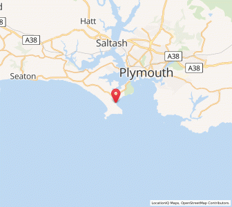 Map of Cawsand, EnglandEngland