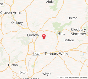 Map of Caynham, EnglandEngland