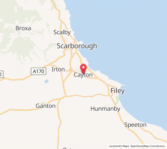 Map of Cayton, EnglandEngland