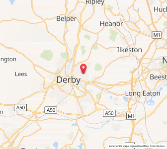 Map of Chaddesden, EnglandEngland