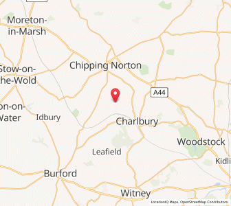 Map of Chadlington, EnglandEngland