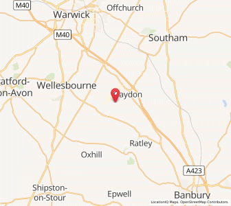 Map of Chadshunt, EnglandEngland
