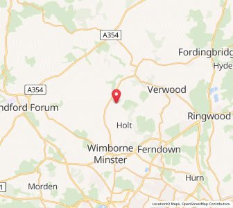 Map of Chalbury, EnglandEngland