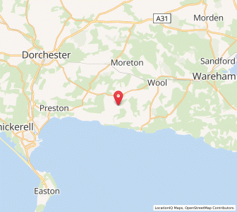 Map of Chaldon Herring, EnglandEngland