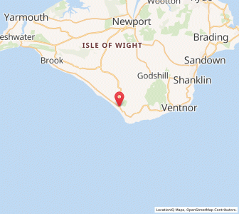 Map of Chale, EnglandEngland