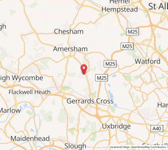 Map of Chalfont Saint Giles, EnglandEngland