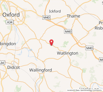 Map of Chalgrove, EnglandEngland