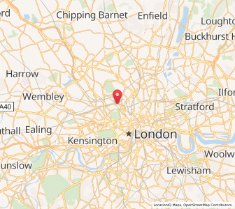 Map of Chalk Farm, EnglandEngland