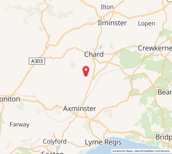 Map of Chardstock, EnglandEngland