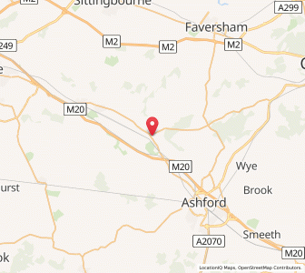 Map of Charing, EnglandEngland