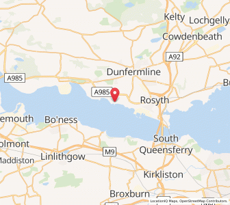 Map of Charlestown, ScotlandScotland